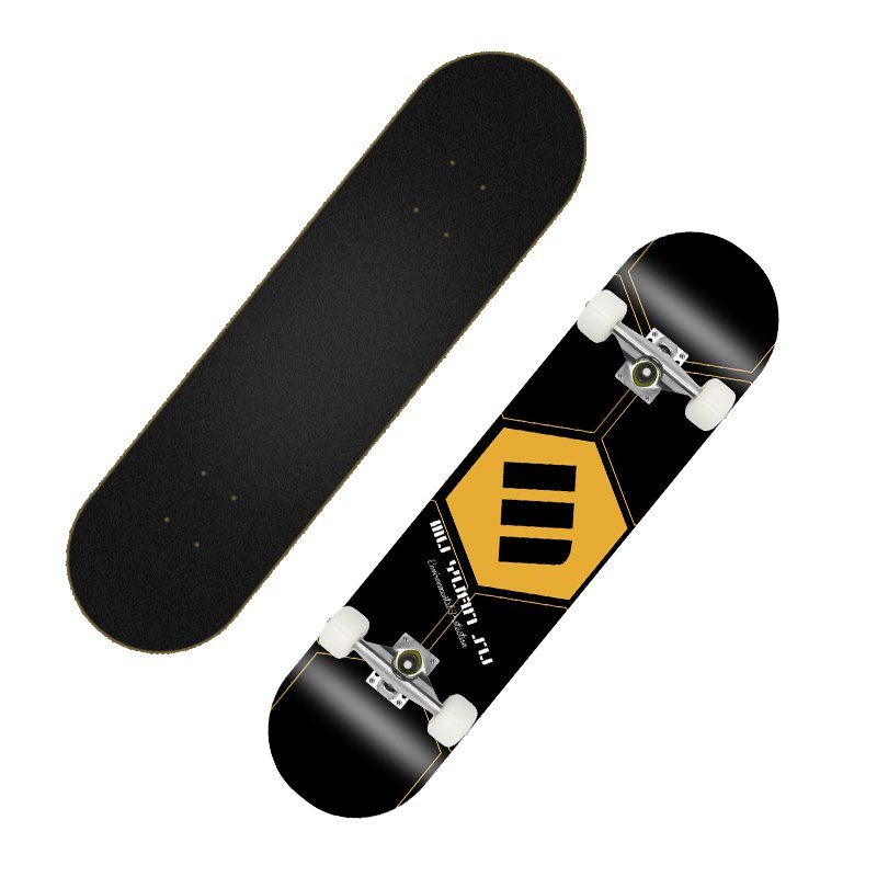 Professional skateboard entry-level, high-grade skateboarding, first-class, double-barrel, four-wheeler skateboard