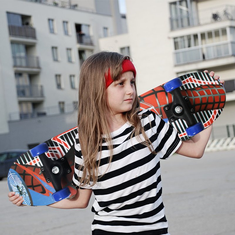 Monsignor's four-wheel skateboard kids and schoolboys, double-trucking kids