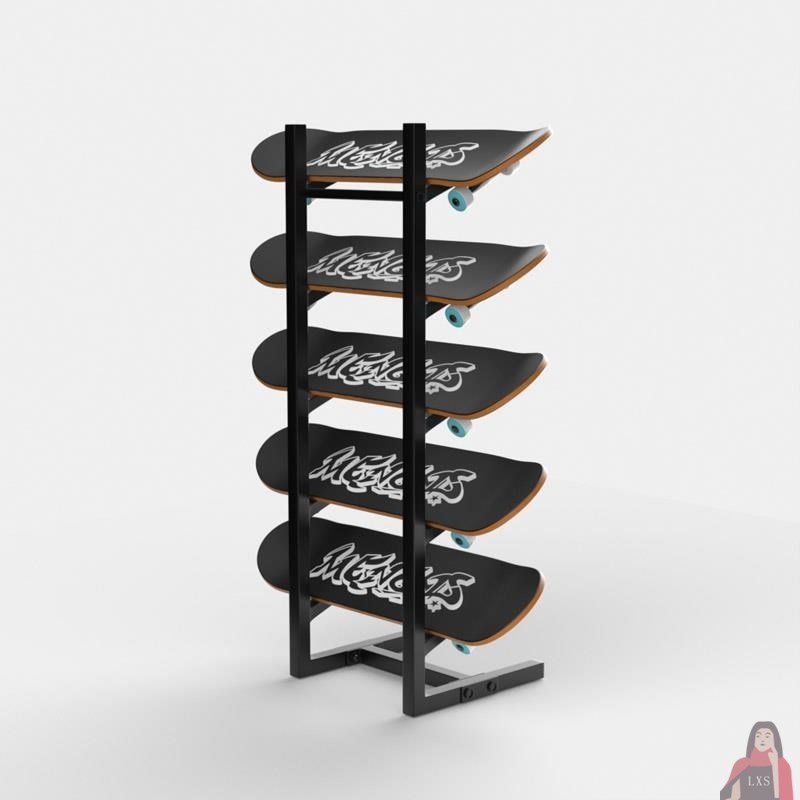 Skiboards for single-board double-board, multi-layered snowboards for ground-board surfboard displays