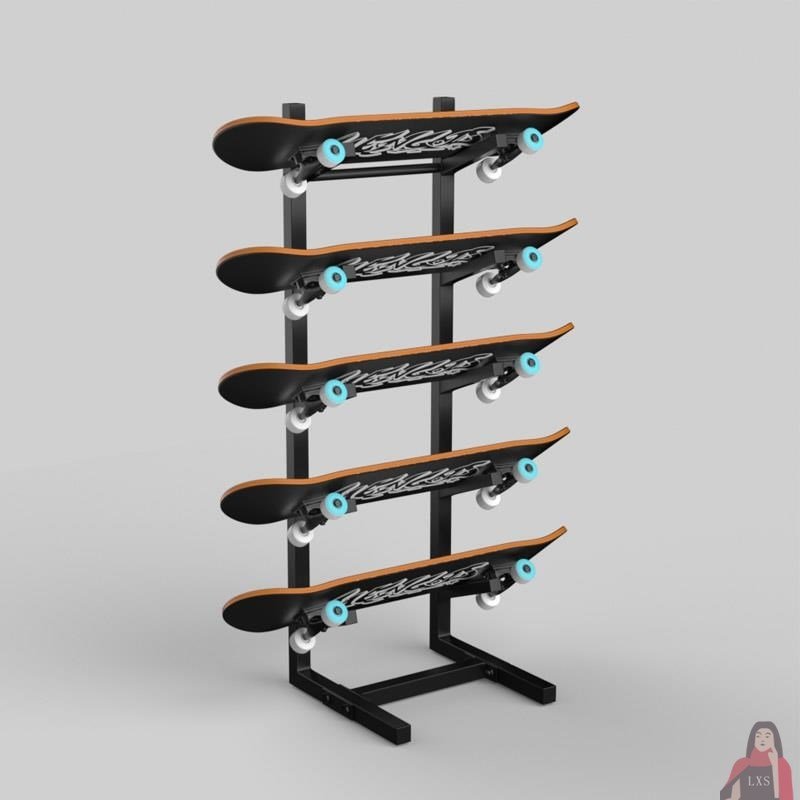 Skiboards for single-board double-board, multi-layered snowboards for ground-board surfboard displays