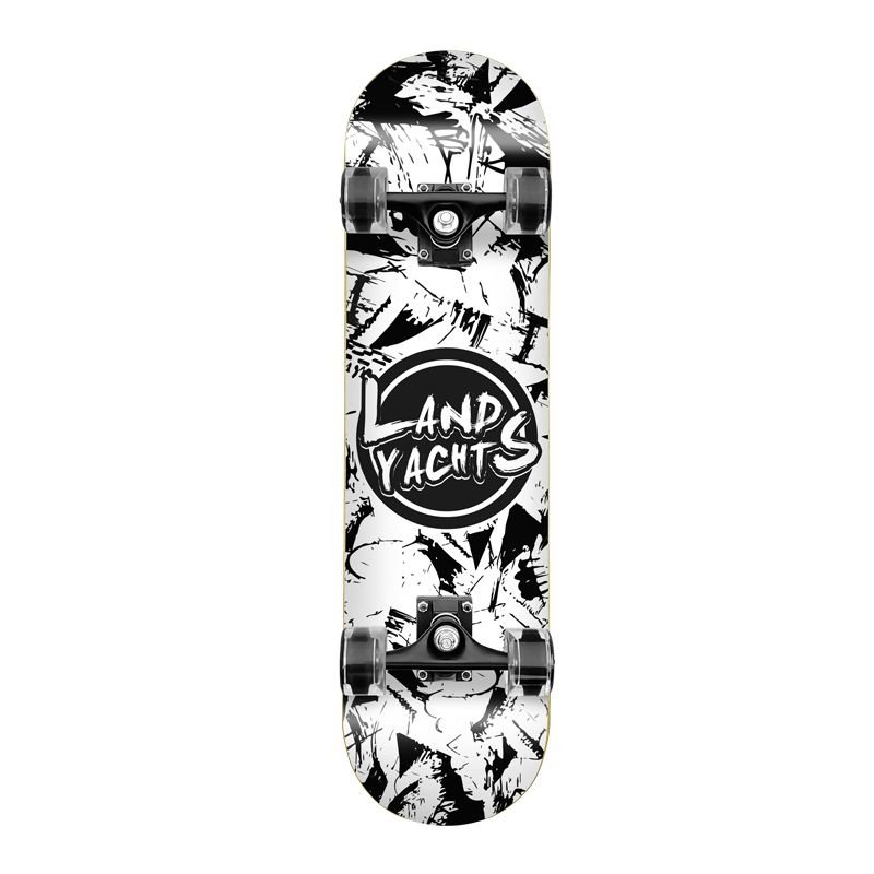Four-wheeler, adult-boy, girls and boys, and two-doved, luminous, short-board skater