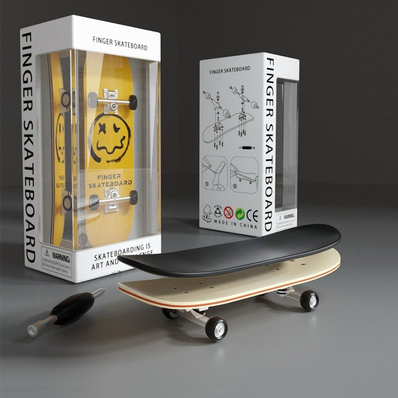 Finger skateboard professional toy-preserve mini-finger finger depression alloy bearing five layers of Maplewood
