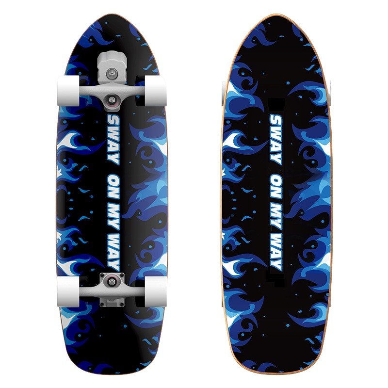 Children aged 2-3-6-8-12 years at Swift S5 land surfboard skates ♪ Don't stare at boys and girls ♪