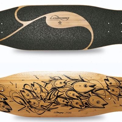 Loeded Poke Long Board, Slider, Astronaut Long Board