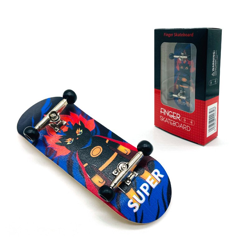 34MM-FINGER SKATEBOARD PROFESSIONAL MINI-FINGER SKATEBOARD BEARING AXLE MAMMOTH, DOUBLE-BARREL CREATIVE CHILD TOY GIFT