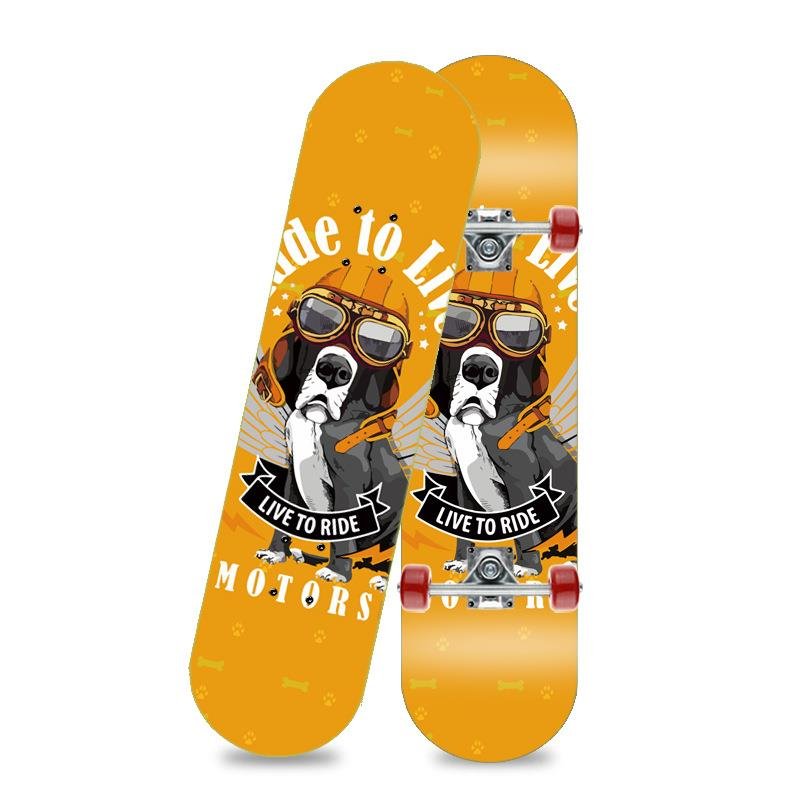 four-wheel skater 3108 for schoolgirls and teenage girls, 80cm ton double-barrel