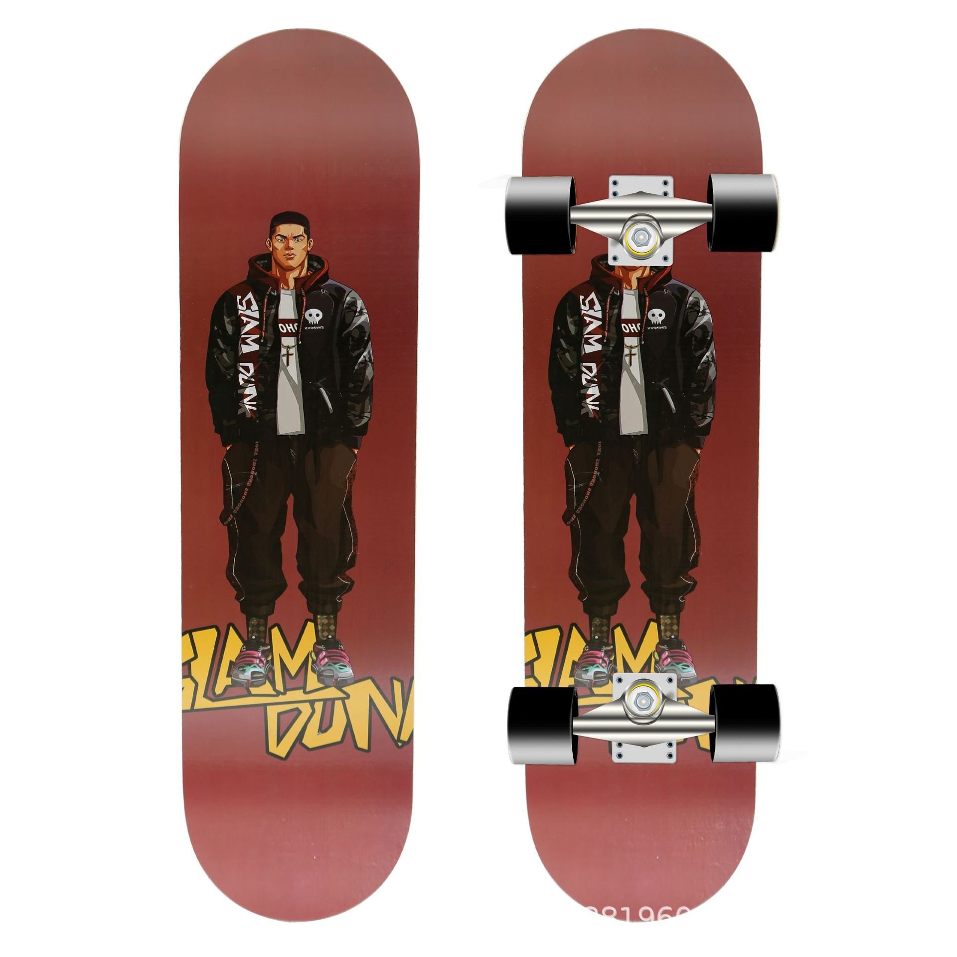 Three-six-thirty-two years of age for a skateboard beginner and a young adult girl and a child