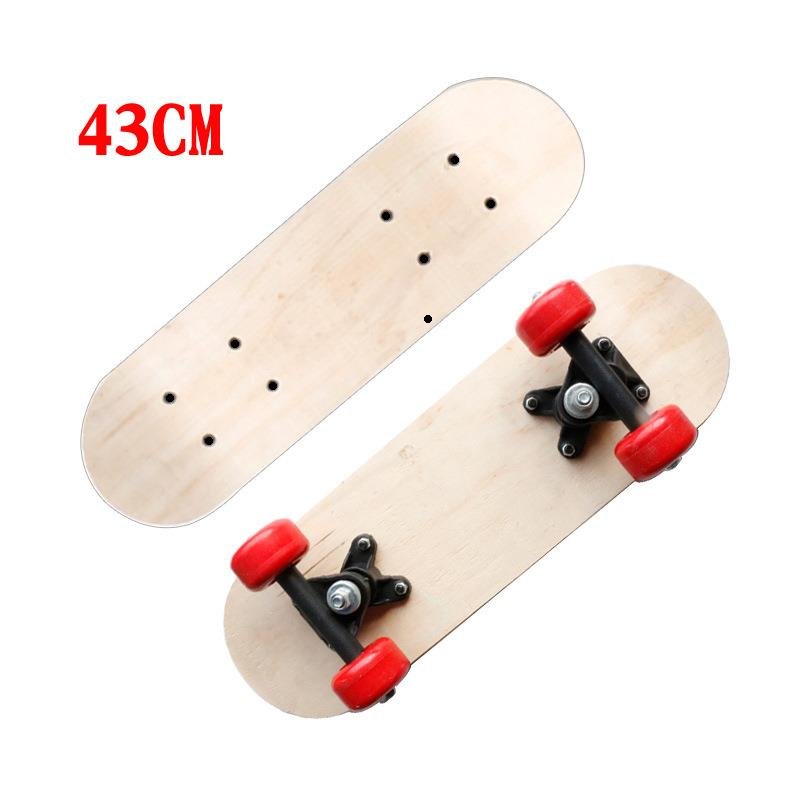 blank board 43cm 60ccm 72cm 80cm hand-painting raw wood board diy blank skateboards for children