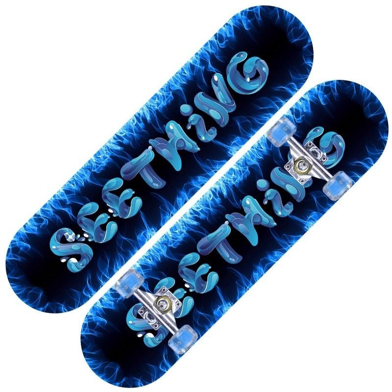 Boys and girls on night skateboards for four-wheeler young children aged 2-3-6-12