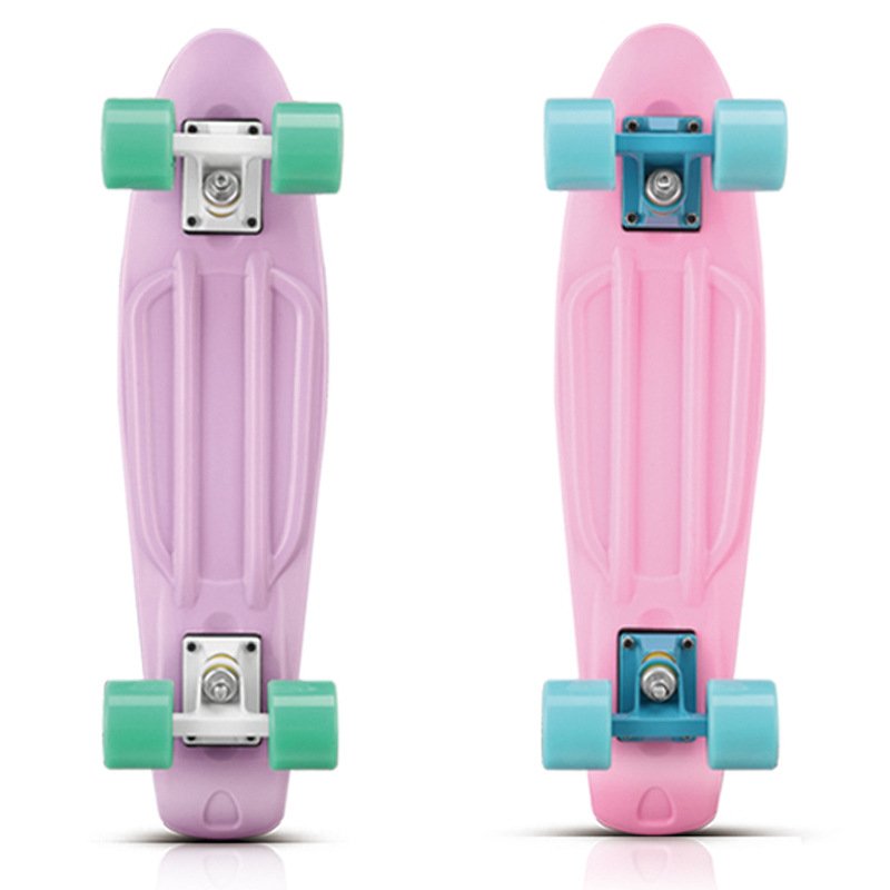 Small fishboards, single skateboards, fish-type plastic skateboards, four-wheel-colored swabs, kids skateboards