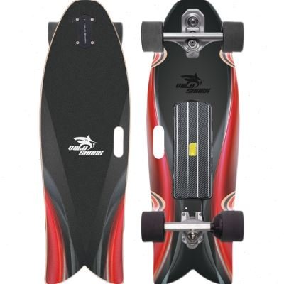 Wild shark electric skateboard, land surfboard spring bridge