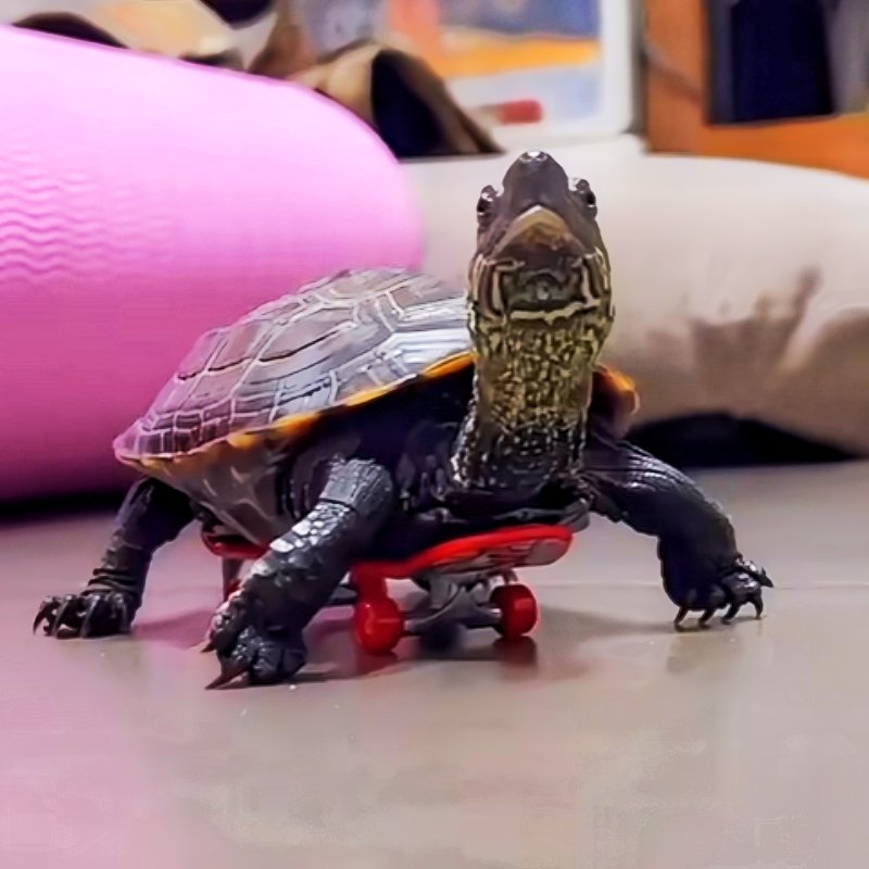 Tortoise skater alloy finger pointy, toy parrot scooter scooter