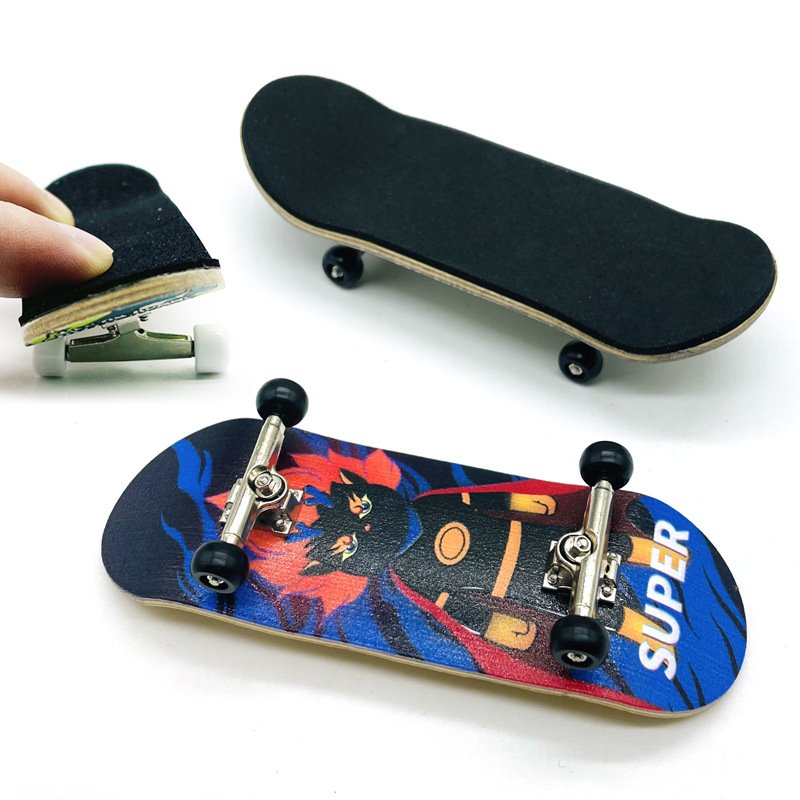 34MM-FINGER SKATEBOARD PROFESSIONAL MINI-FINGER SKATEBOARD BEARING AXLE MAMMOTH, DOUBLE-BARREL CREATIVE CHILD TOY GIFT