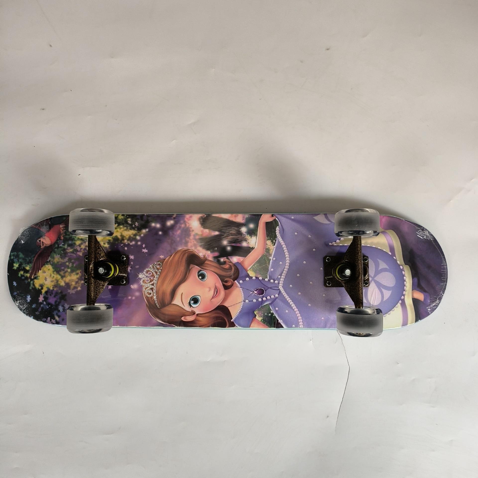 A FOUR-WHEEL SKATING FOR FOUR-WHEEL SKATING FOR YOUNG MEN AND WOMEN, A PU-LIGHTER ON THE STREET