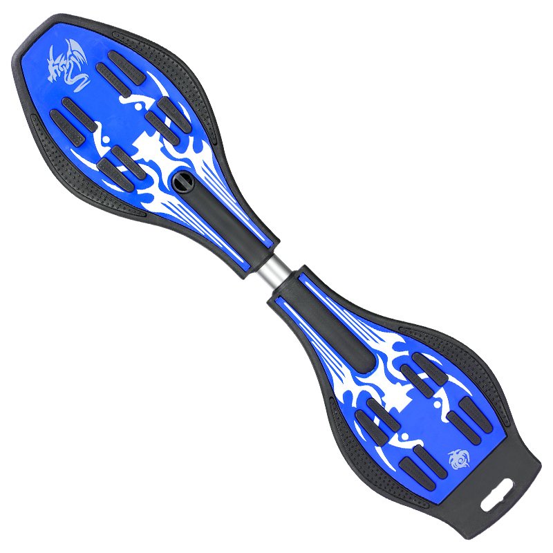 Two-by-two double-wheeled skater for skateboard beginners, children aged 6-8 years and over, 14 swinging Viper Skate