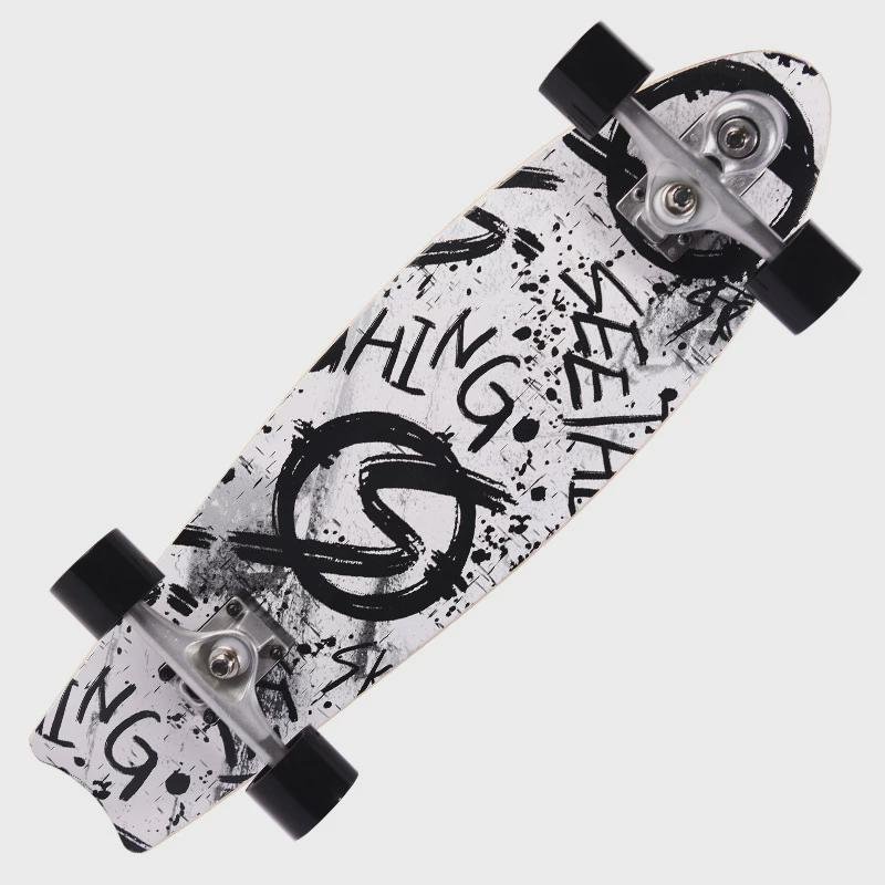 CHILDREN'S LAND SURFBOARD S9 SPRING BRIDGE, GROUND-FREE, 6-12-YEAR-OLD SCHOLAR SKATEBOARD 10-15