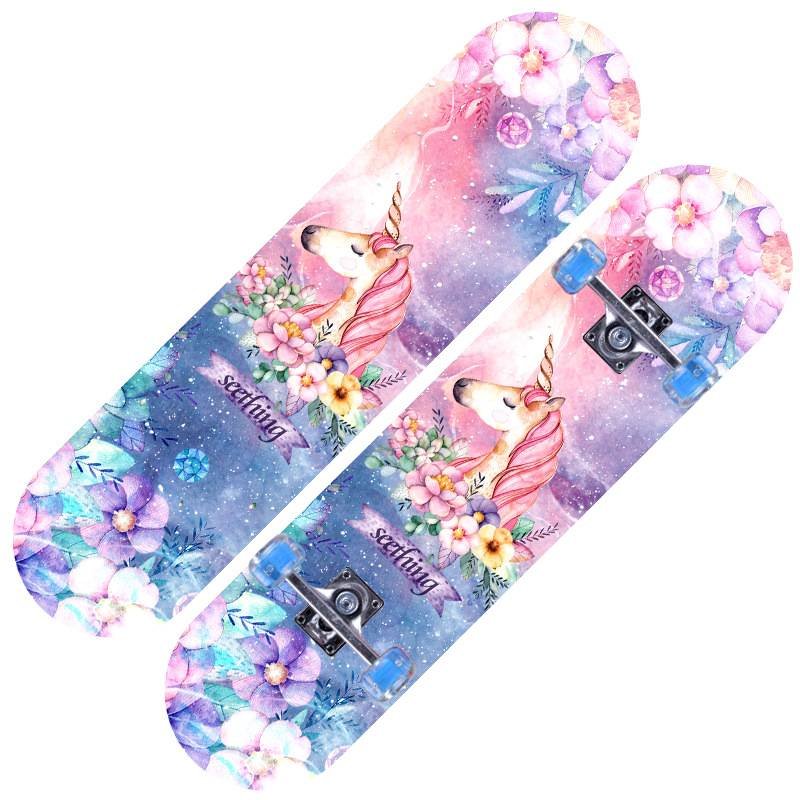 Four-wheel skateboard beginners, boys and boys aged 3-6-10 years and over, 14 professional skateboarders