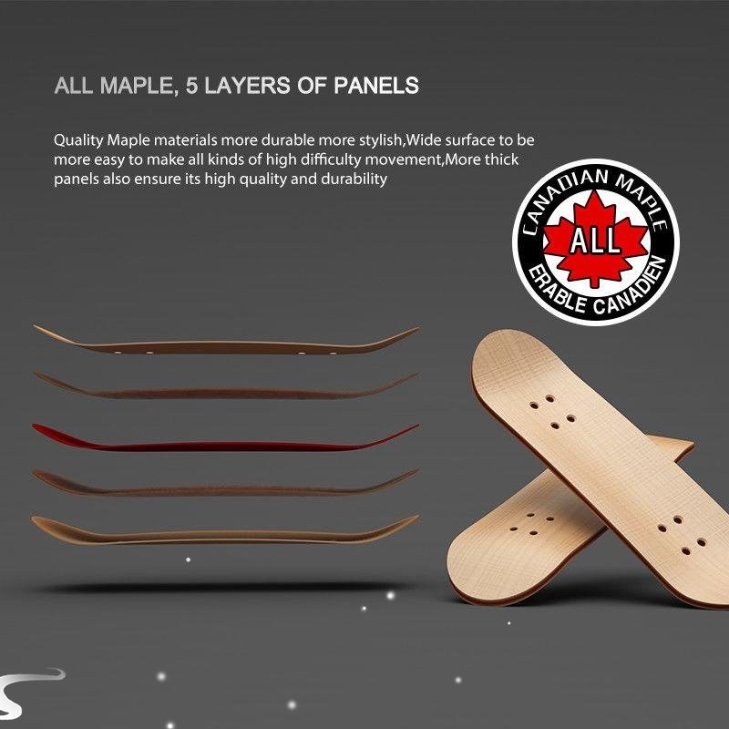 Specialized maple finger skating field troupe