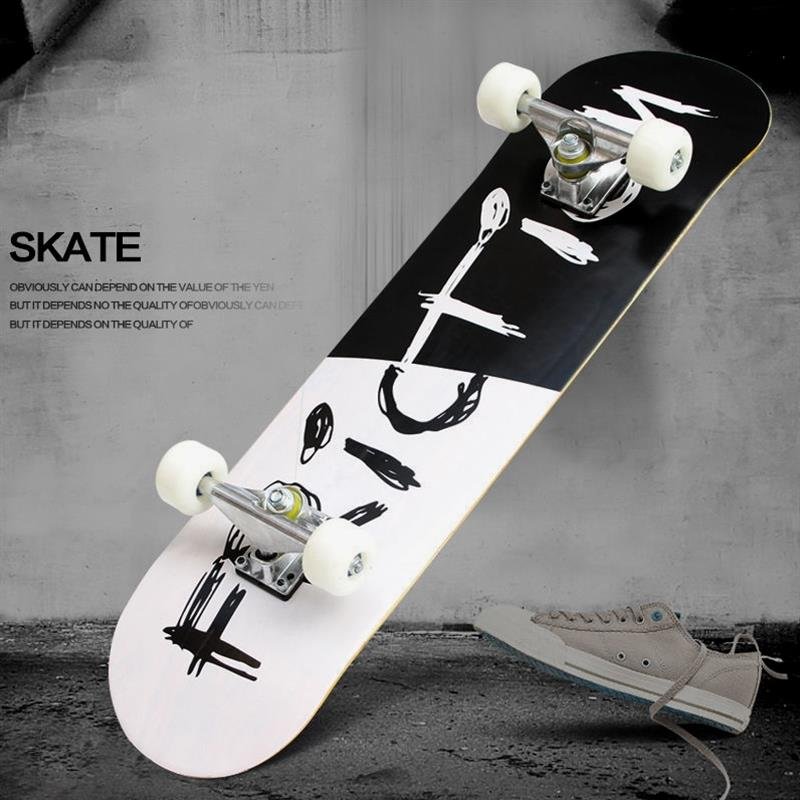 Professional skate-boarding beginner, adult boys, girls and boys, adult swipes, four-wheeler double-crosser