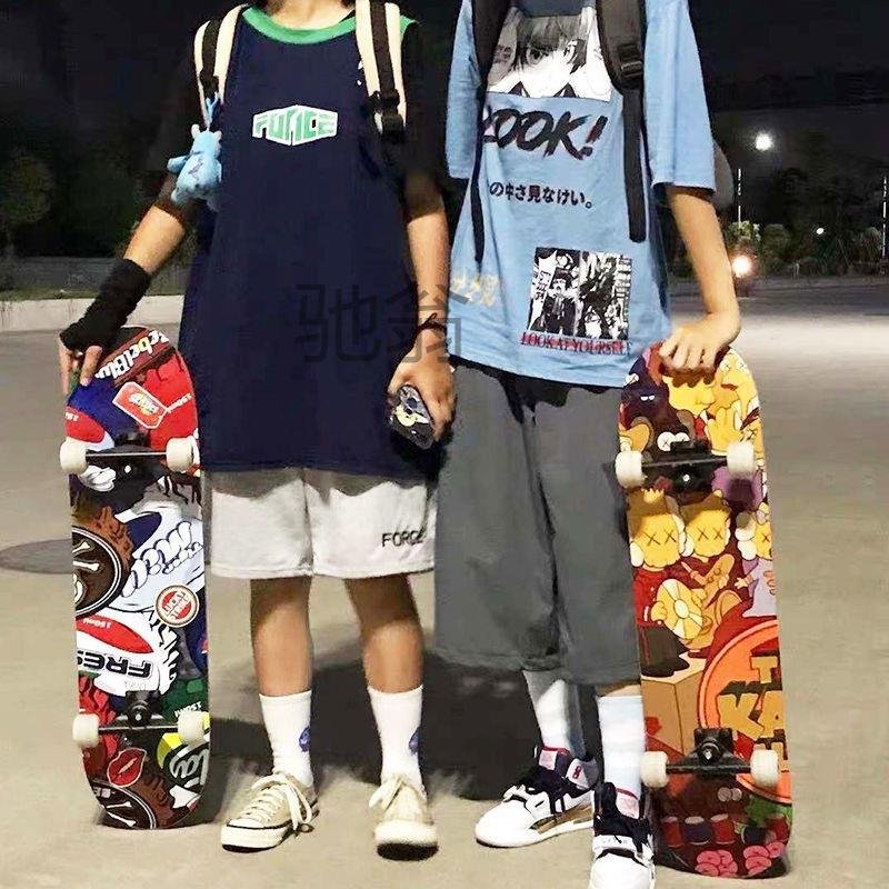 two-wheeler skating carts 3-1 for boys, girls and boys and young adults