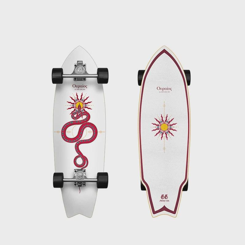Sixtysix66 Land surfboard skates simulated long-board big fish board swirling off the street board