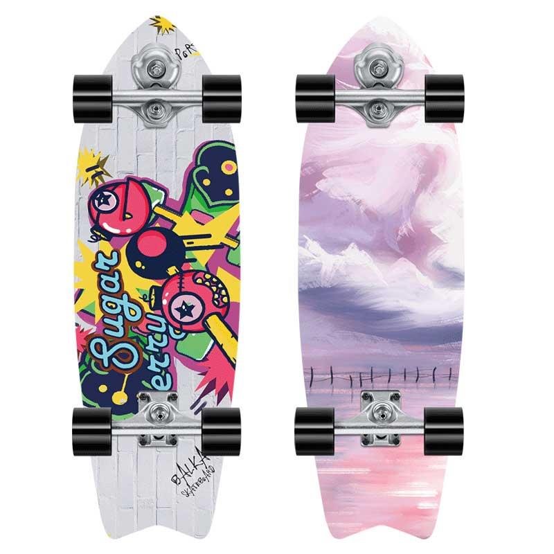 S5 LAND SURFBOARD GIRL, SCRATCH SCRATCH