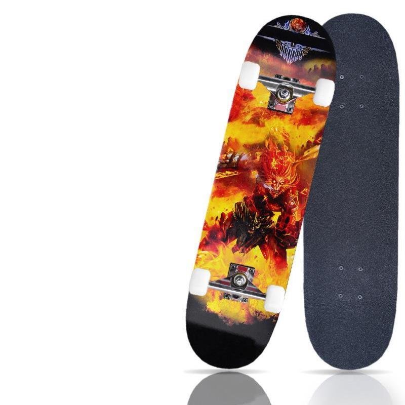 New-style four-wheel skater beginner, long-screw, double-twisted mackerel, adult-child surfboard skater snake