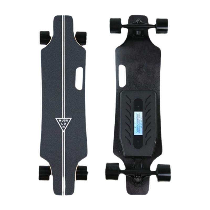 An electric skater, four-wheeler scholar, double-drive adult skater
