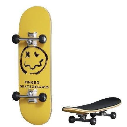 Fingerboard mini-toy alloy bearing five-storey mackerel professional double-barrel children's creative gift set