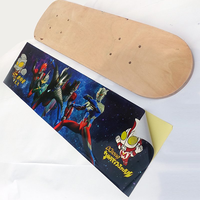 Children's skateboard stickers 62 * 16 centimeters of non-dry stickers, high-clean-proof maple-resistant children's skateboards