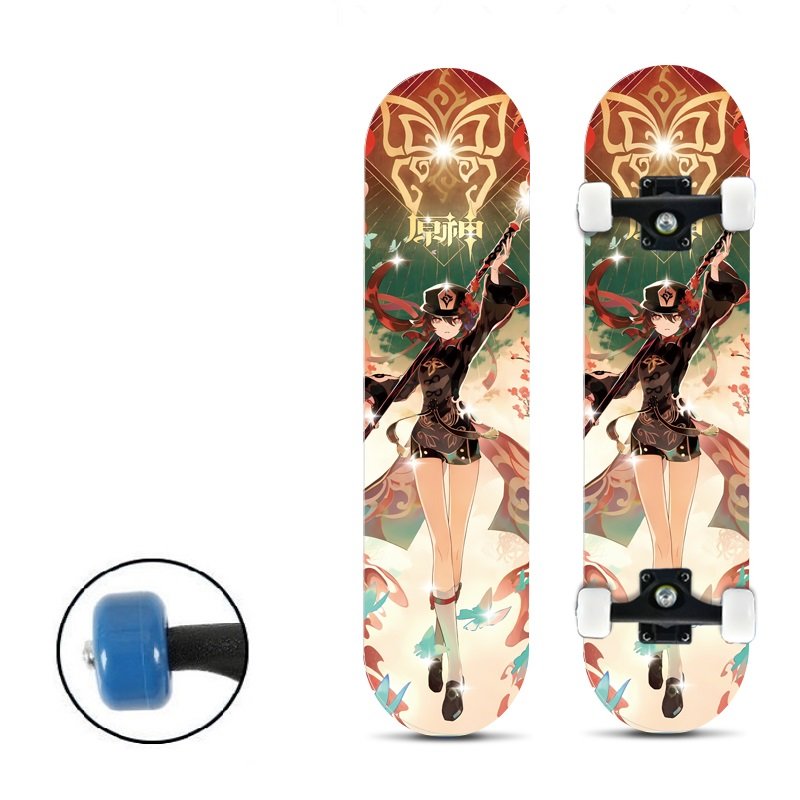 6-12 years old, 7-year-old, 4-wheeled, high-school and high-school juniors, boys and girls, with a professional skateboard