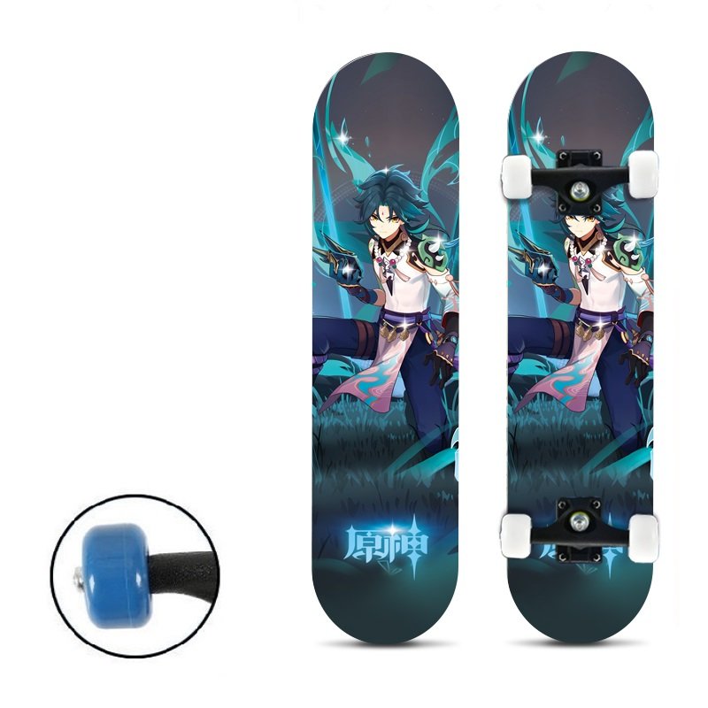 6-12 years old, 7-year-old, 4-wheeled, high-school and high-school juniors, boys and girls, with a professional skateboard
