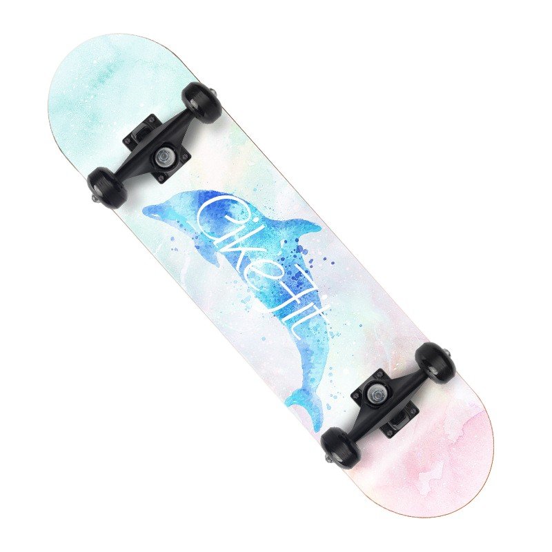New four-wheel skateboards beginners, children and adults, make 31-inch skateboards