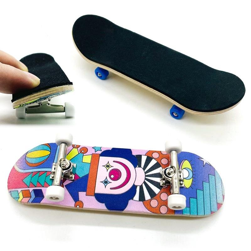 Specialized mammoth finger skater bearing mini-finger, two-barrelled children's creative wood toy gift