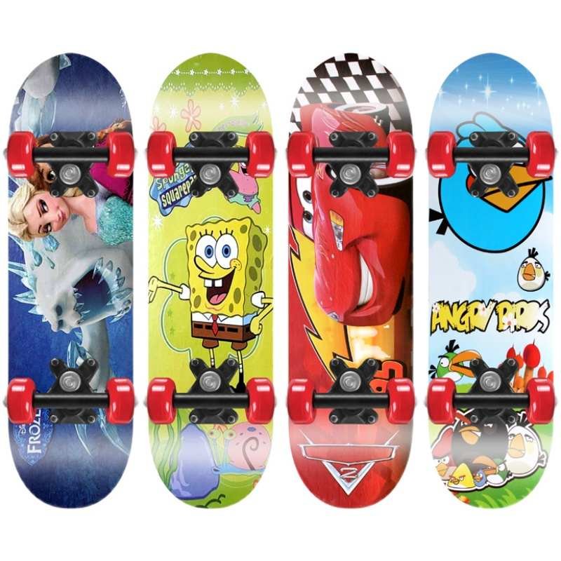 FKZYD CHILD SKATING SCHOLARS FOUR-WHEEL DOUBLE-BOARD BOYS AND GIRLS' NEW BOARD