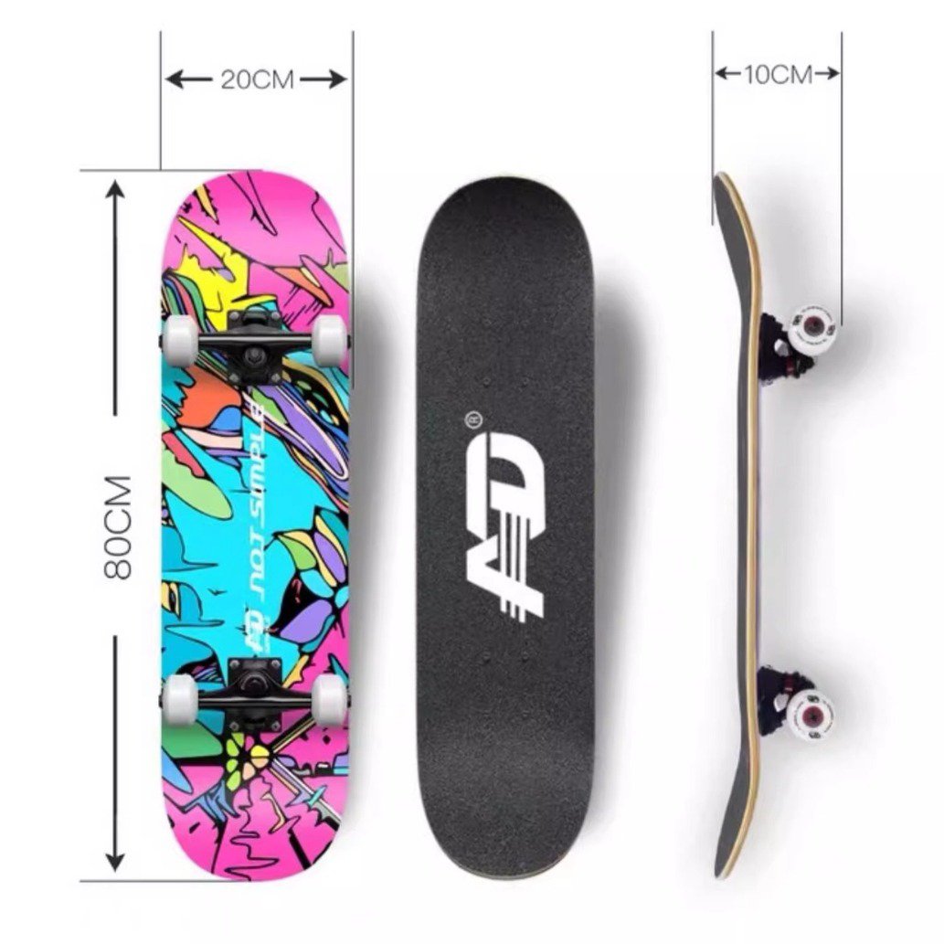 Skiboard professional adult beginners, boys, girls and boys, double-barrel four-wheel road scooters