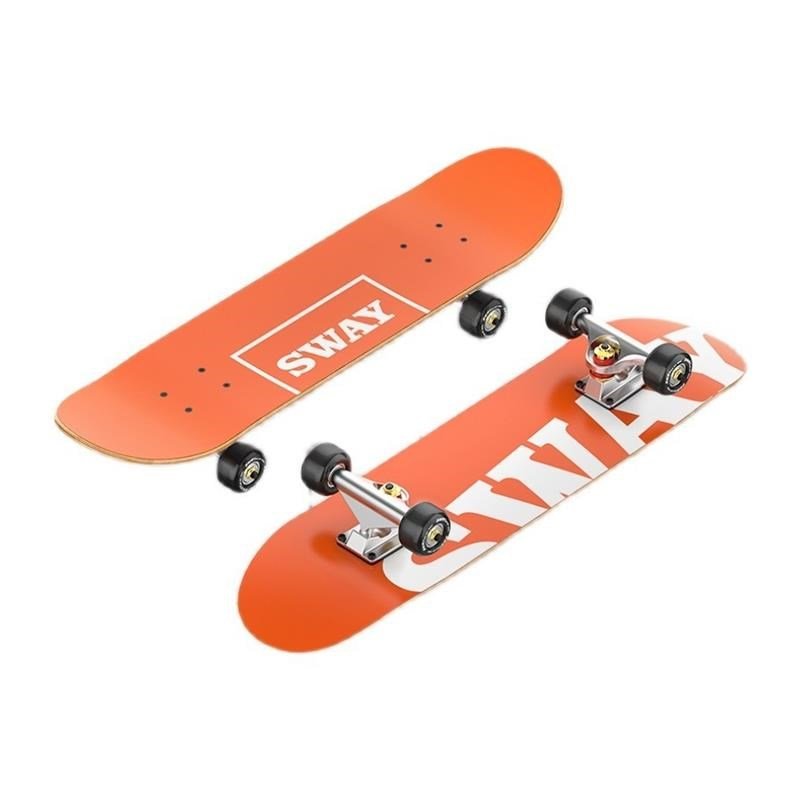 Two-wheel-blowing girls' skating carts for kids with skateboard boards