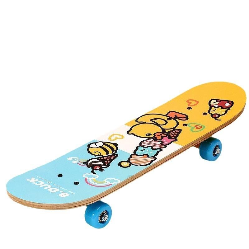 New duck-boy beginner skateboard, four-wheeler boys and girls, aged 6 to 12 years old