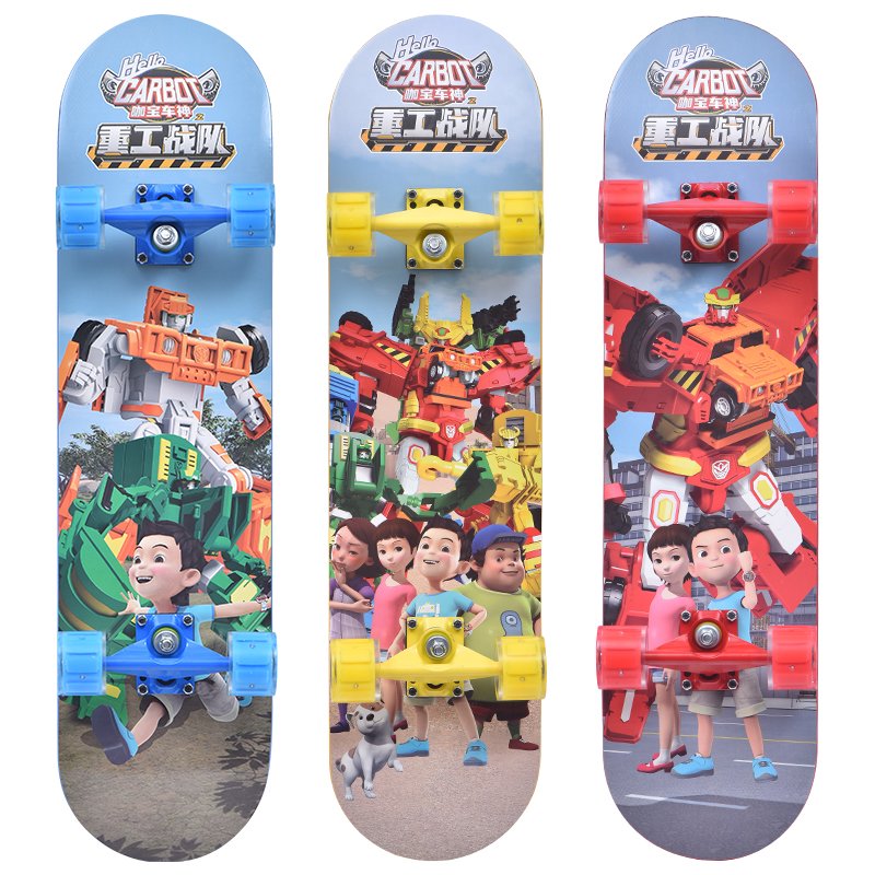 8 pairs of professional four-wheel skateboards for boys and girls aged 3-6-12 years and over in cura car skating