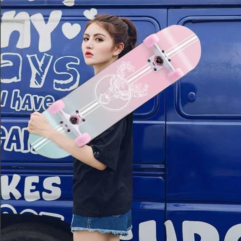Four-wheeled double-board girls, 5-18 years old, and a scooter scooter-scooter boy