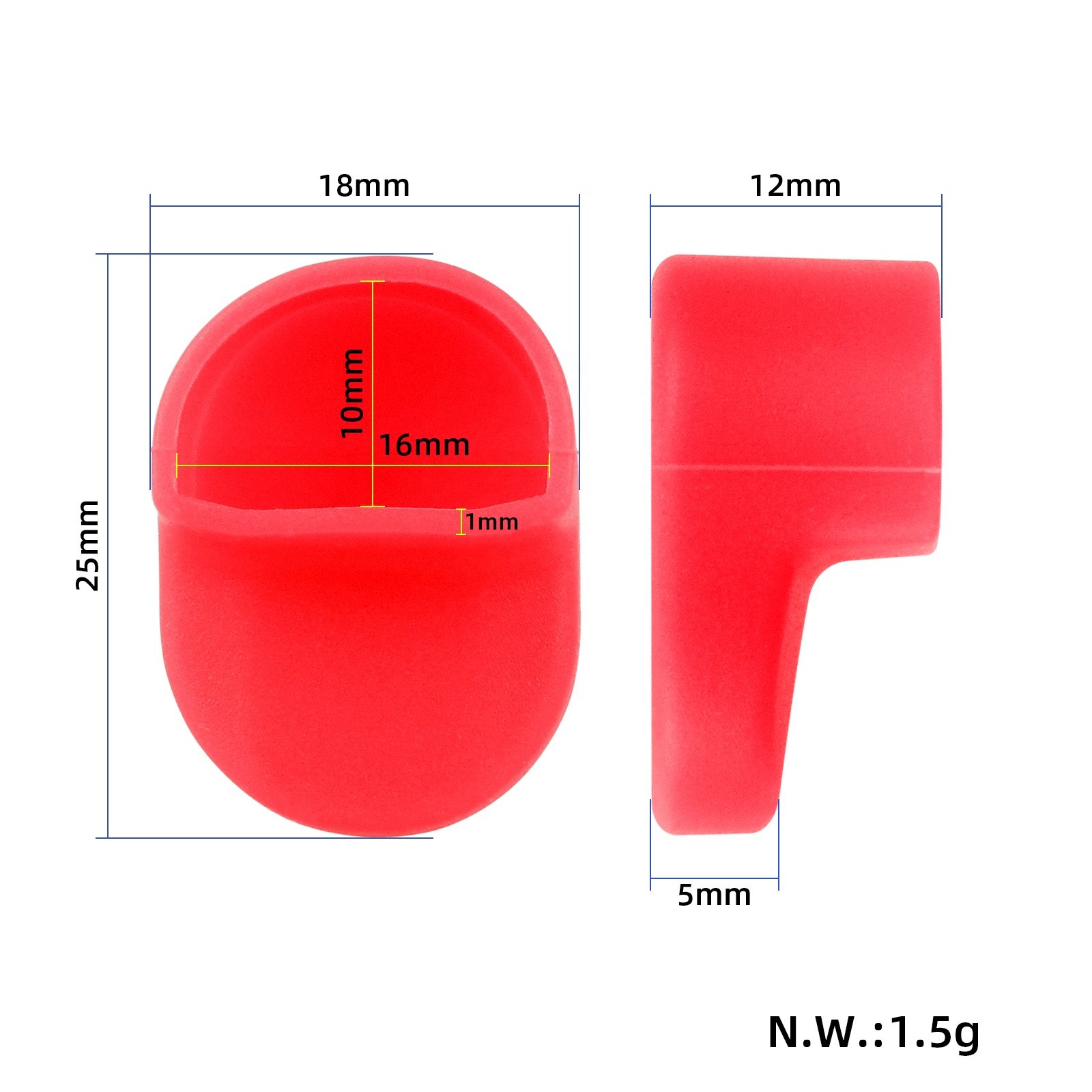 Scooter Rear Fender Hook Silicone Sleeve For Xiaomi Mijia M365 Electric Scooter Protective Accessories Rear Mudguard Parts
