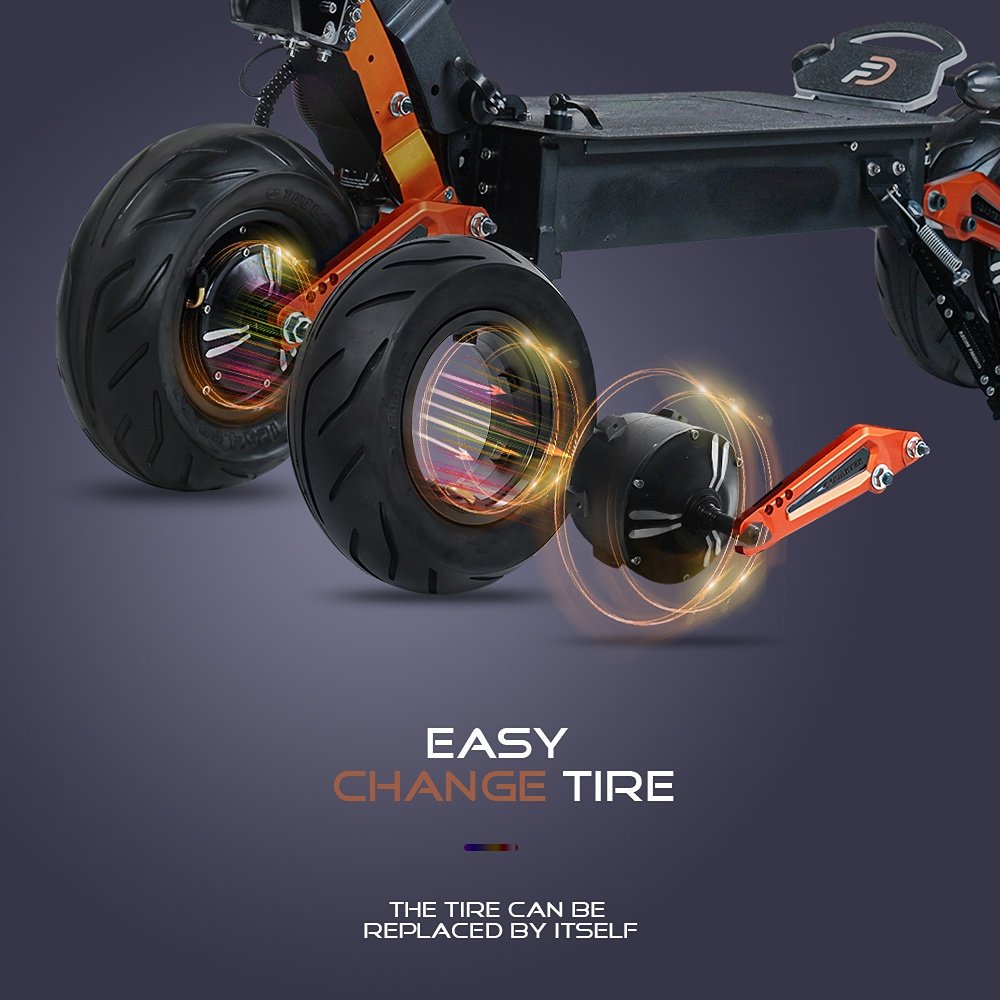 OEM EU USA warehouse new two wheels foldable 12" fat tire 48V 35Ah long range battery electric scooters 5000W adults wholesale