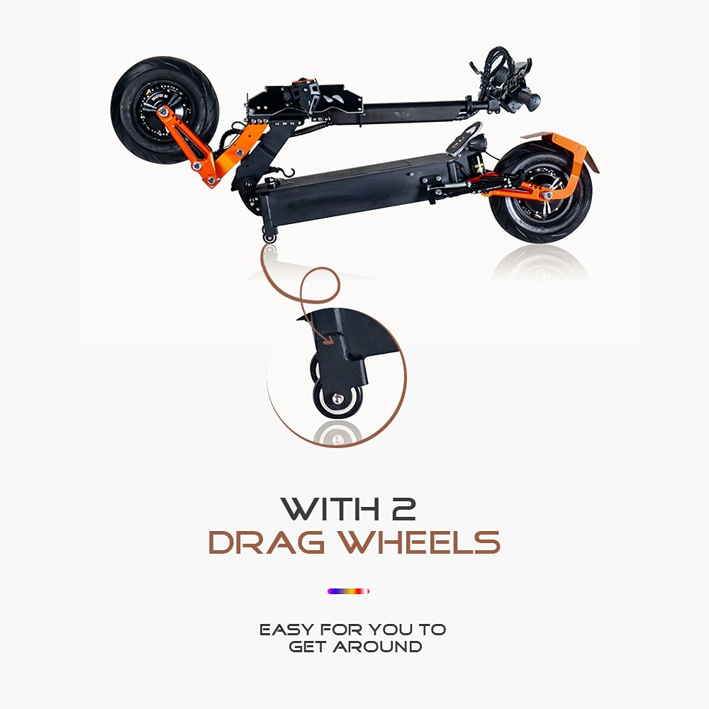 OEM EU USA warehouse new two wheels foldable 12" fat tire 48V 35Ah long range battery electric scooters 5000W adults wholesale