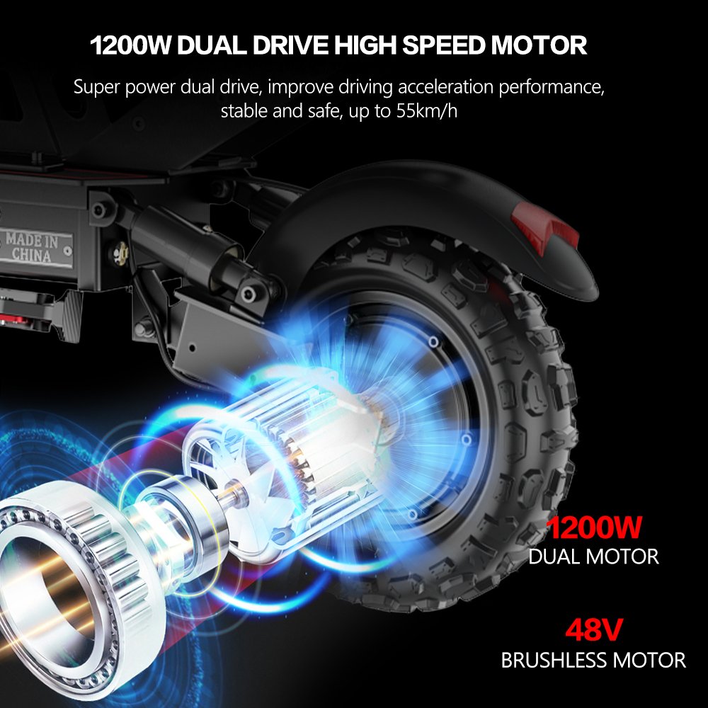Directly Wholesale FCC ROHS CE iENYRID ES20 1200W Fat Tire Electric Scooter with 48V/20AH Battery 50-60KM Range EU Stock