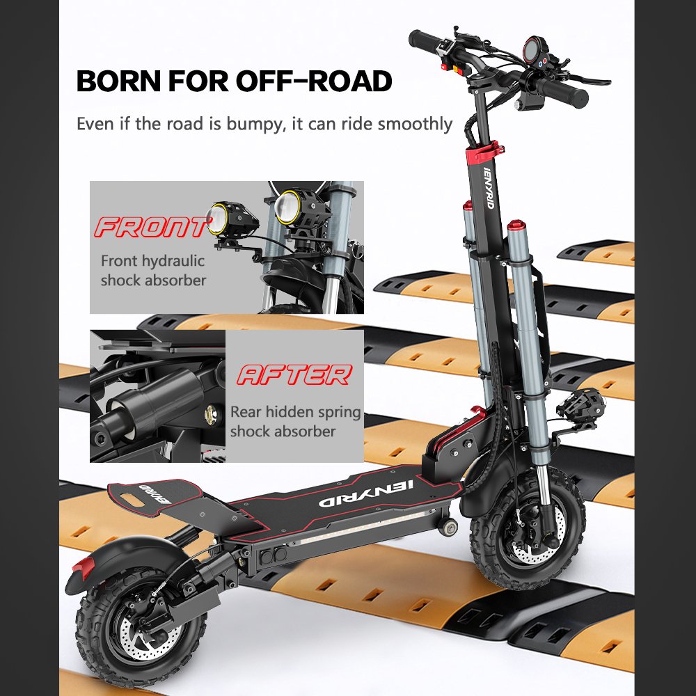 Directly Wholesale FCC ROHS CE iENYRID ES20 1200W Fat Tire Electric Scooter with 48V/20AH Battery 50-60KM Range EU Stock