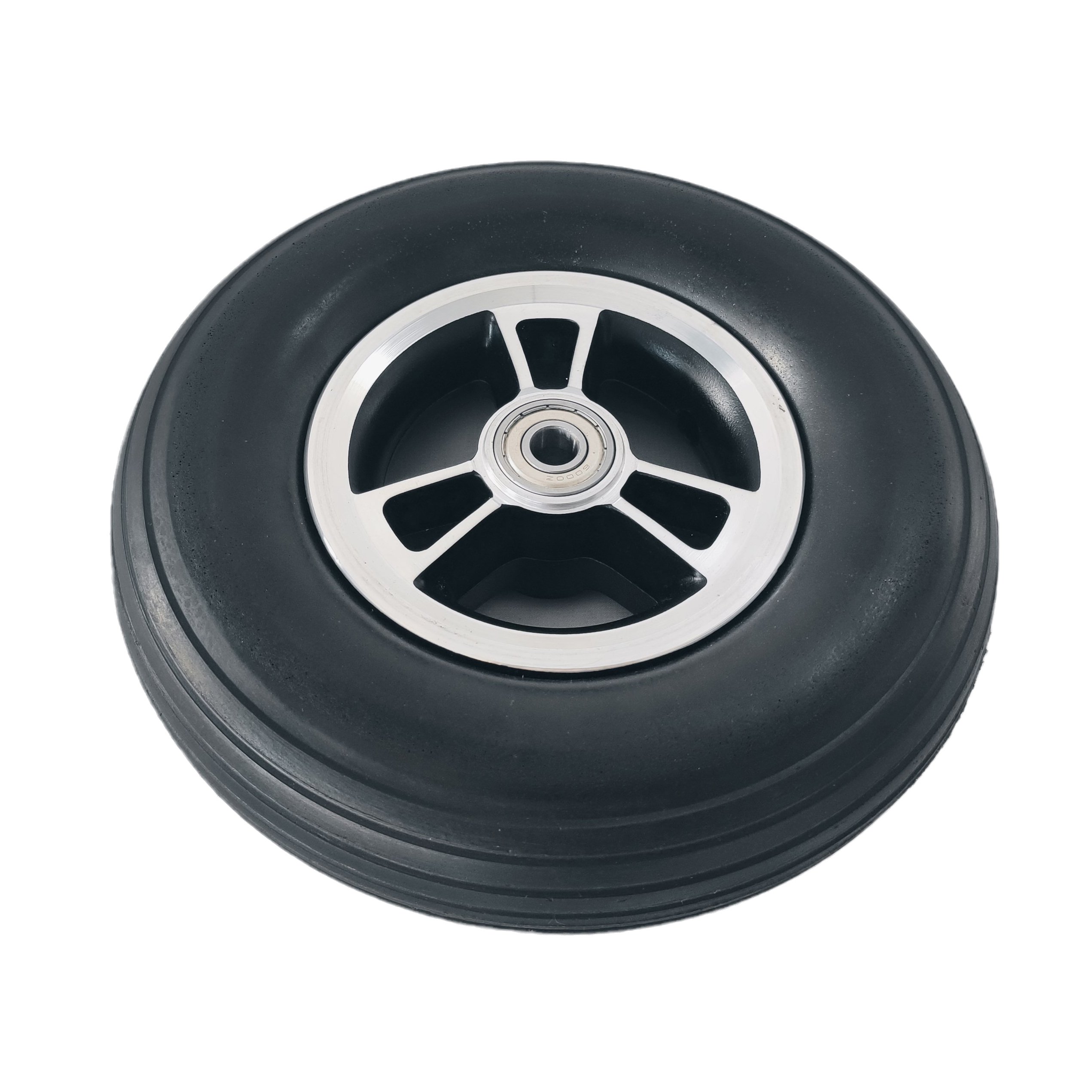 200x50mm 8x2 Solid Wheel PU Foam Rubber Wheel 200*50 Scooter Tire With Aluminum Hub