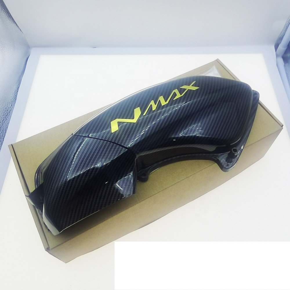 Motorcycle Carbon Fiber Air Filter Decorative Cover For scooter Nmax155 years 2015-2019 Decoration Lid Accessories
