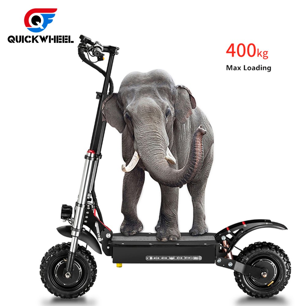 Quickwheel High Speed Explorers Pro Electric Scooters Off Road With Suspensions 60V 5600W Dual Motor Electric Scooter