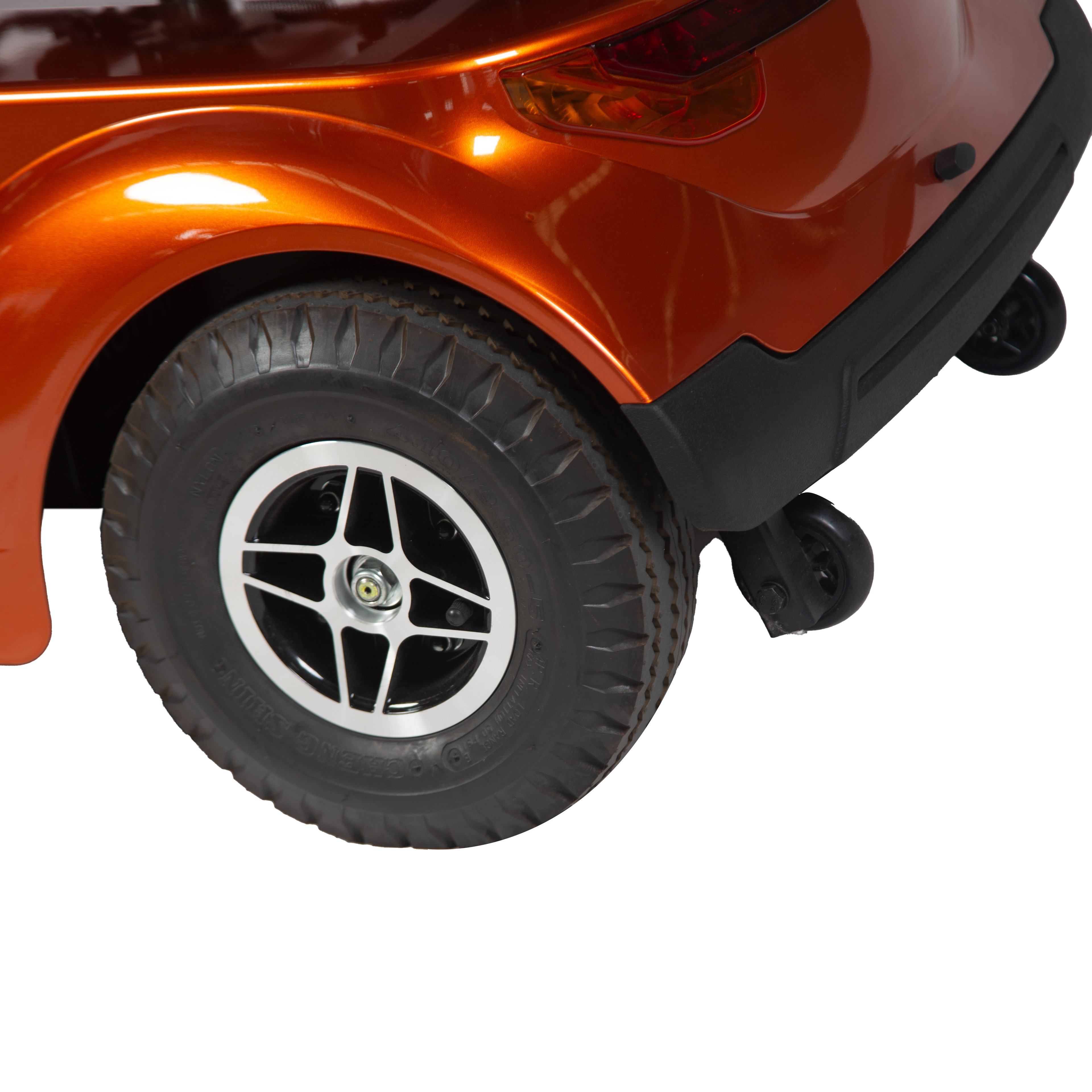 Middle size 4 wheel Electric Handicap Mobility Folding Scooter With Adjustable Seat for disabled elderly people