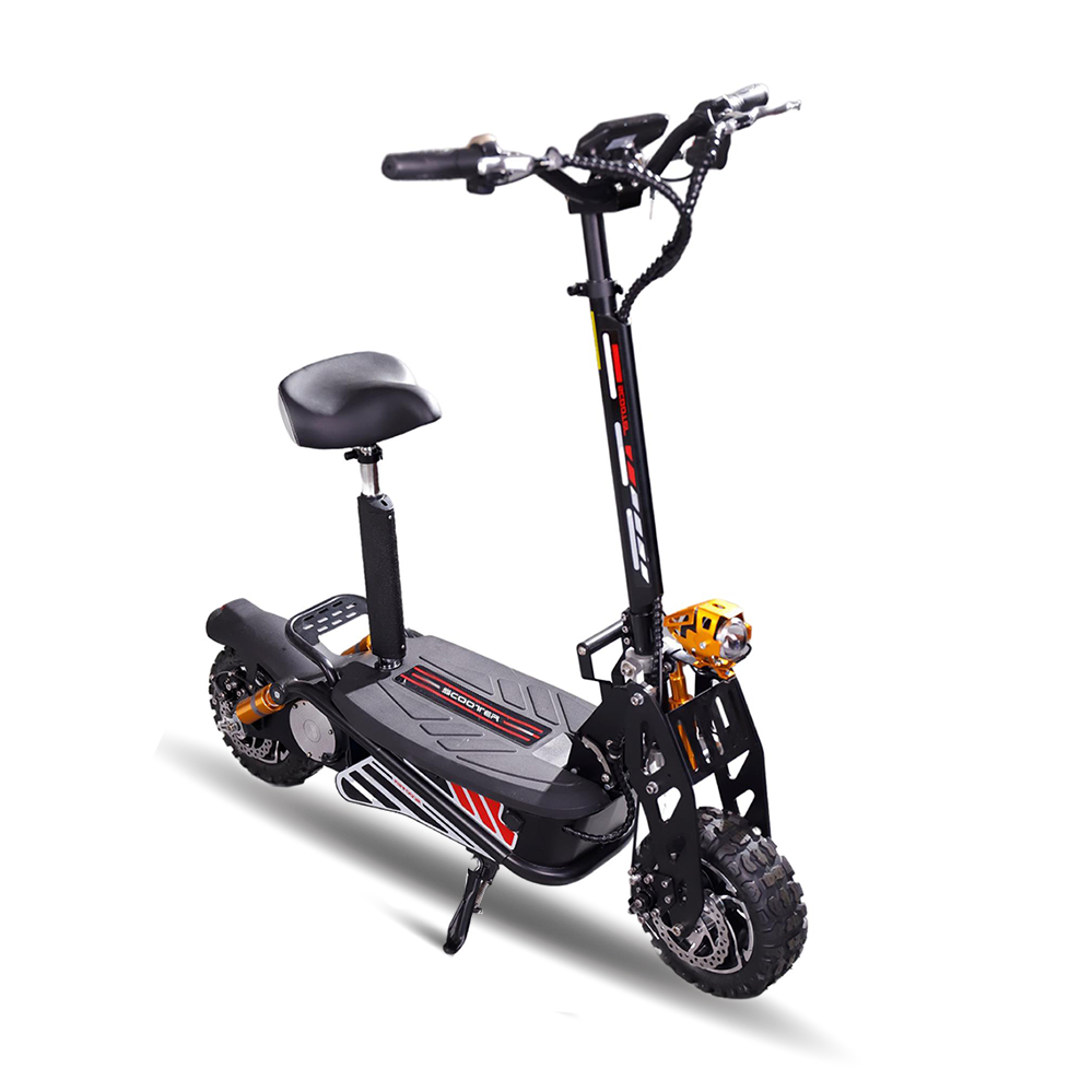 Wholesale two wheels self balancing Electric Scooter 48V/12AH 12inch Black 1600W E-Scooter